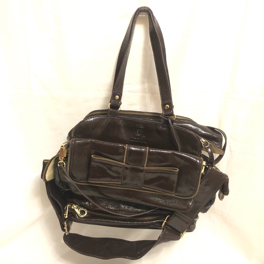 Honey by the Bumble Collection Leather Diaper Bag